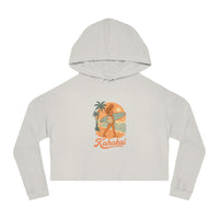 "Surfer Girl" Cropped Hoodie Sweatshirt