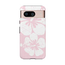 "The Classic Hibiscus"  Phone Case - Distressed Pink