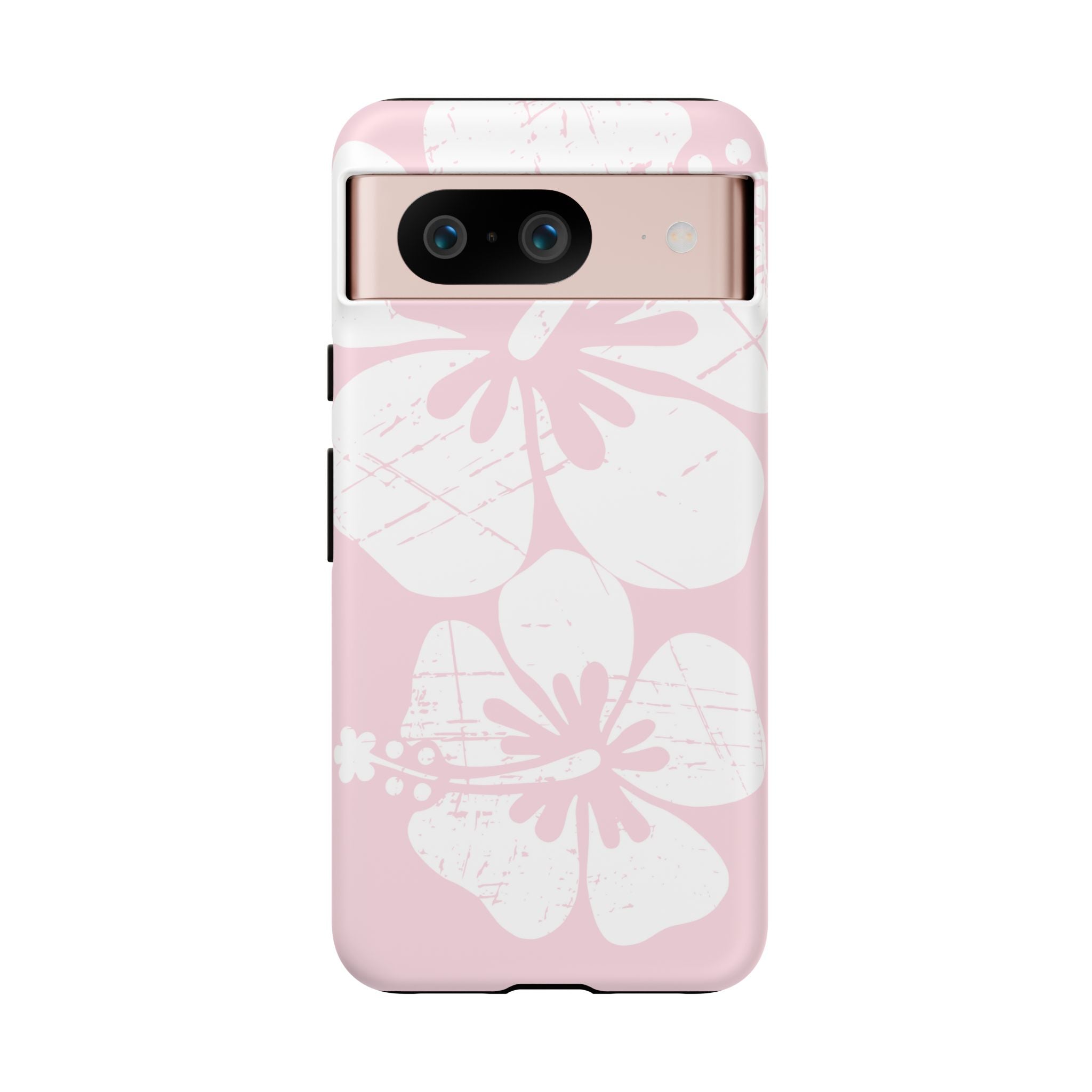 "The Classic Hibiscus"  Phone Case - Distressed Pink