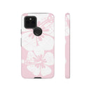 "The Classic Hibiscus"  Phone Case - Distressed Pink