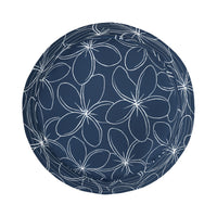 "Plumeria" Blue and White Women's Bucket Hat