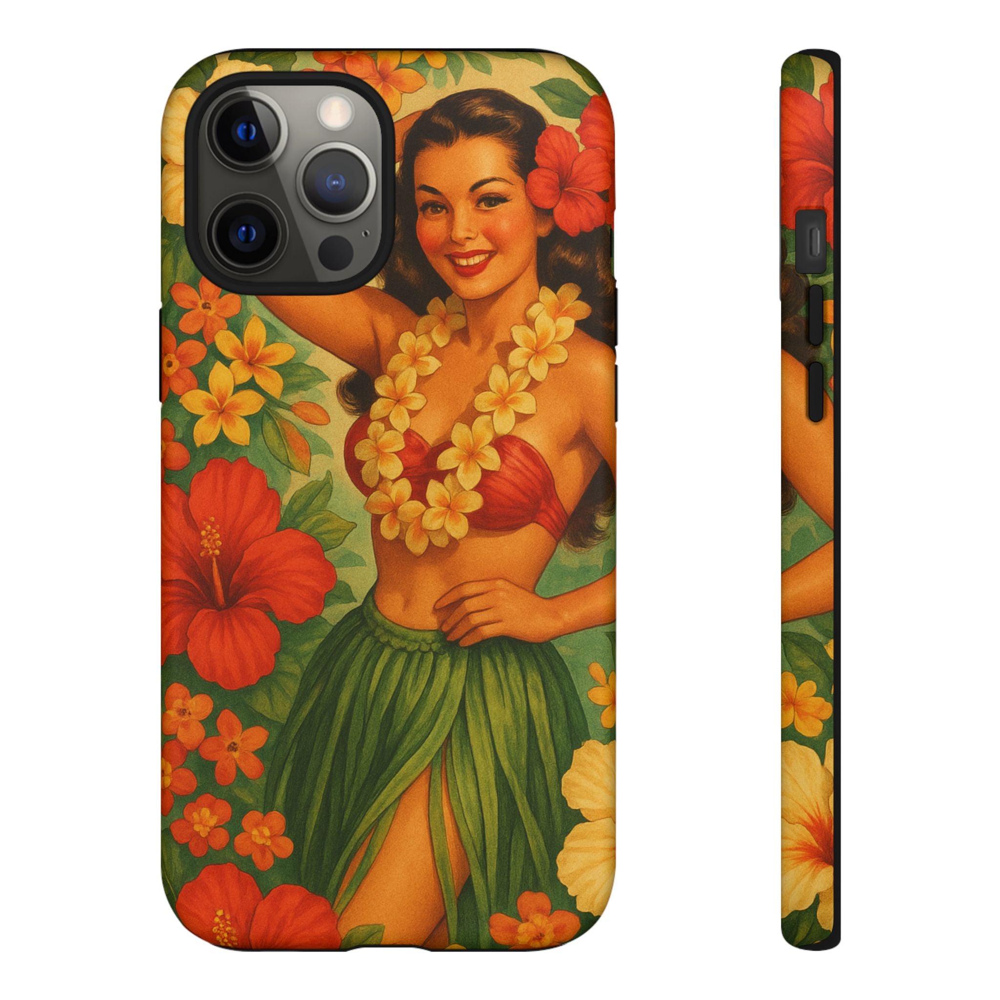“Vintage Hula Bloom” Phone Case