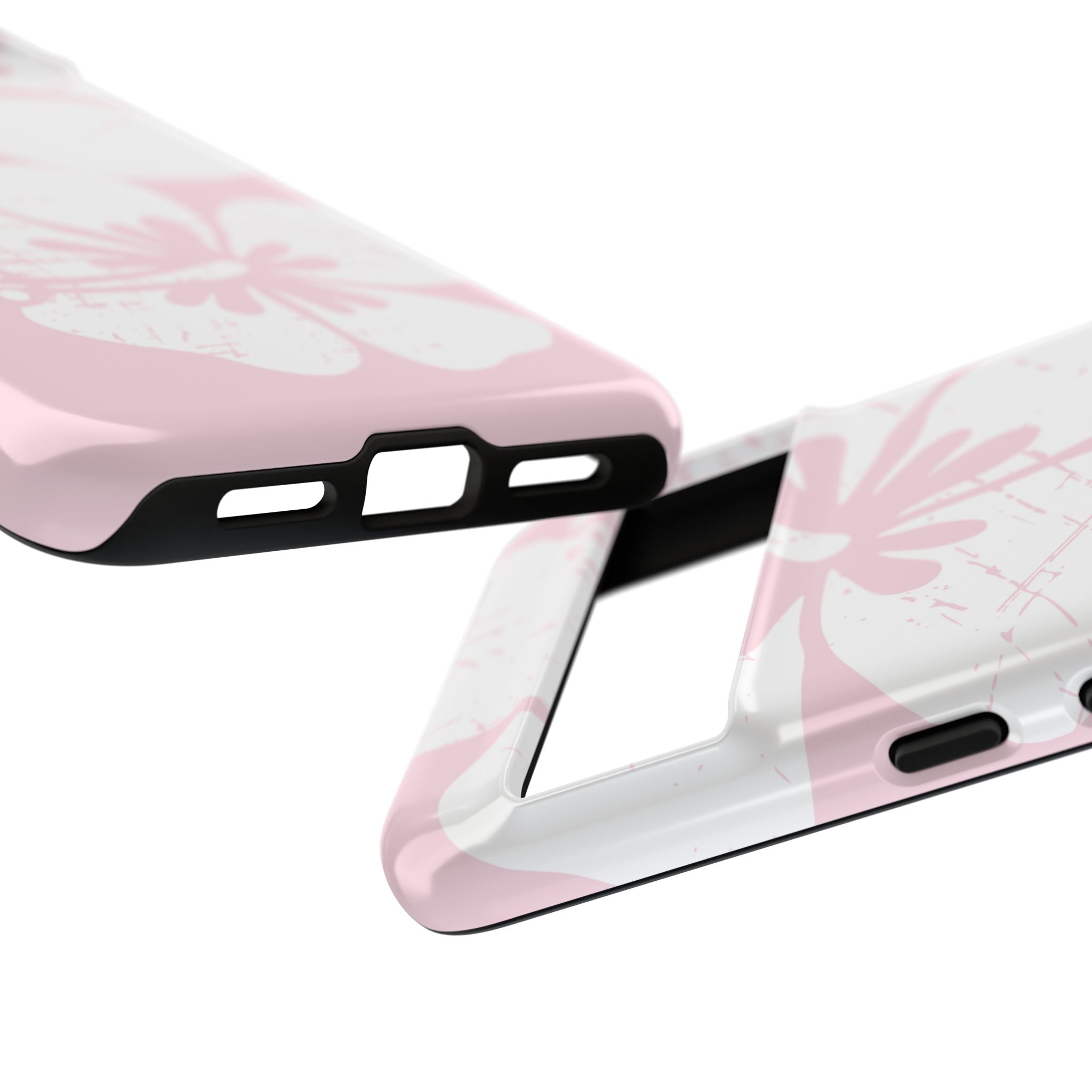"The Classic Hibiscus"  Phone Case - Distressed Pink