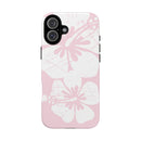 "The Classic Hibiscus"  Phone Case - Distressed Pink
