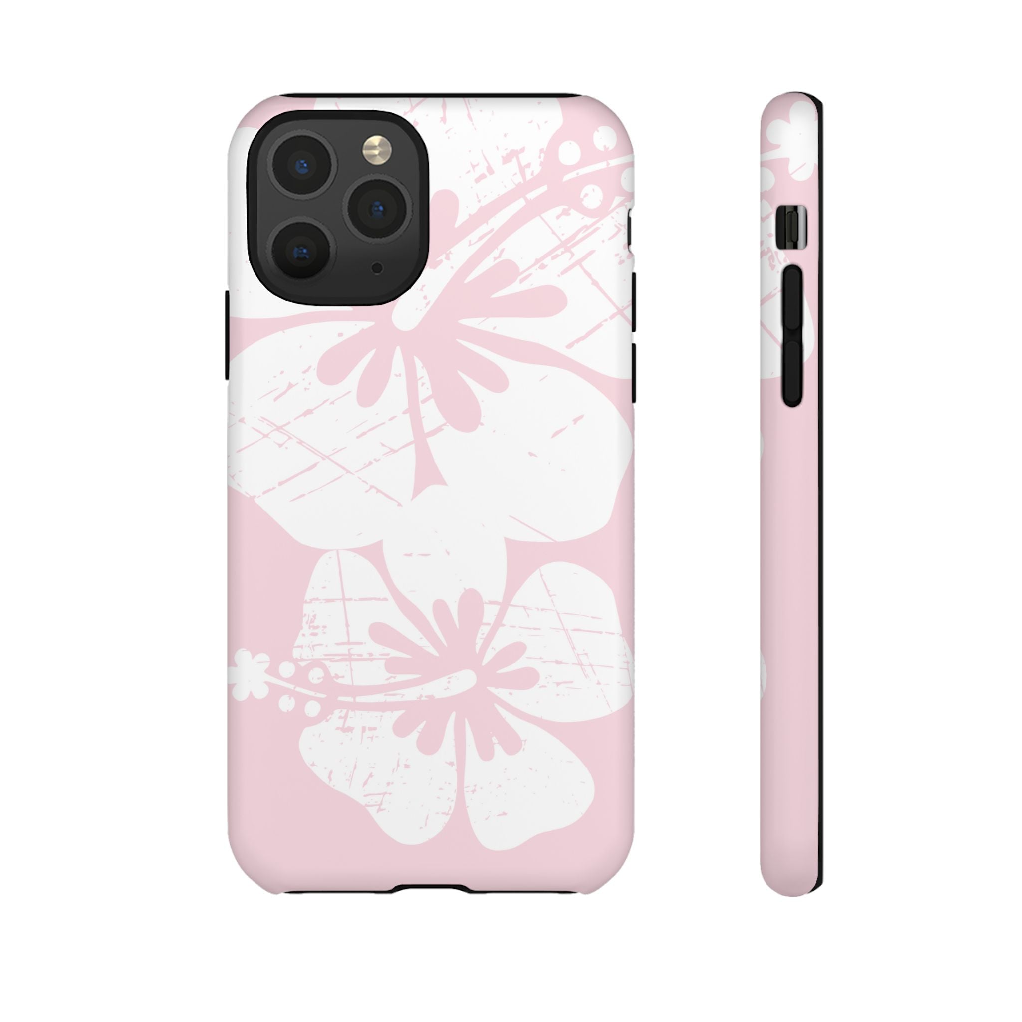 "The Classic Hibiscus"  Phone Case - Distressed Pink