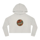 "Kahakai Hibiscus" Cropped Hoodie Sweatshirt