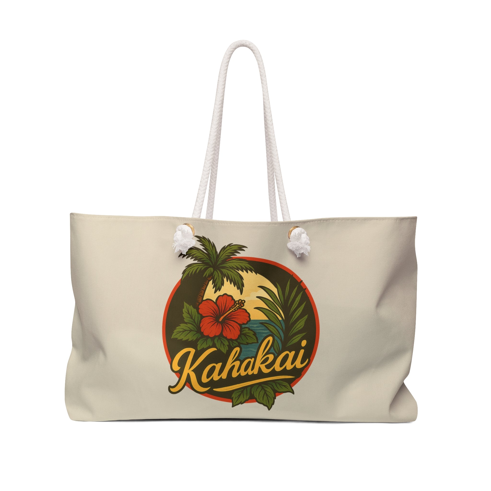 "Kahakai Hibiscus"  Beach Bag