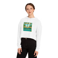 "Haleiwa" Cropped Hoodie Sweatshirt
