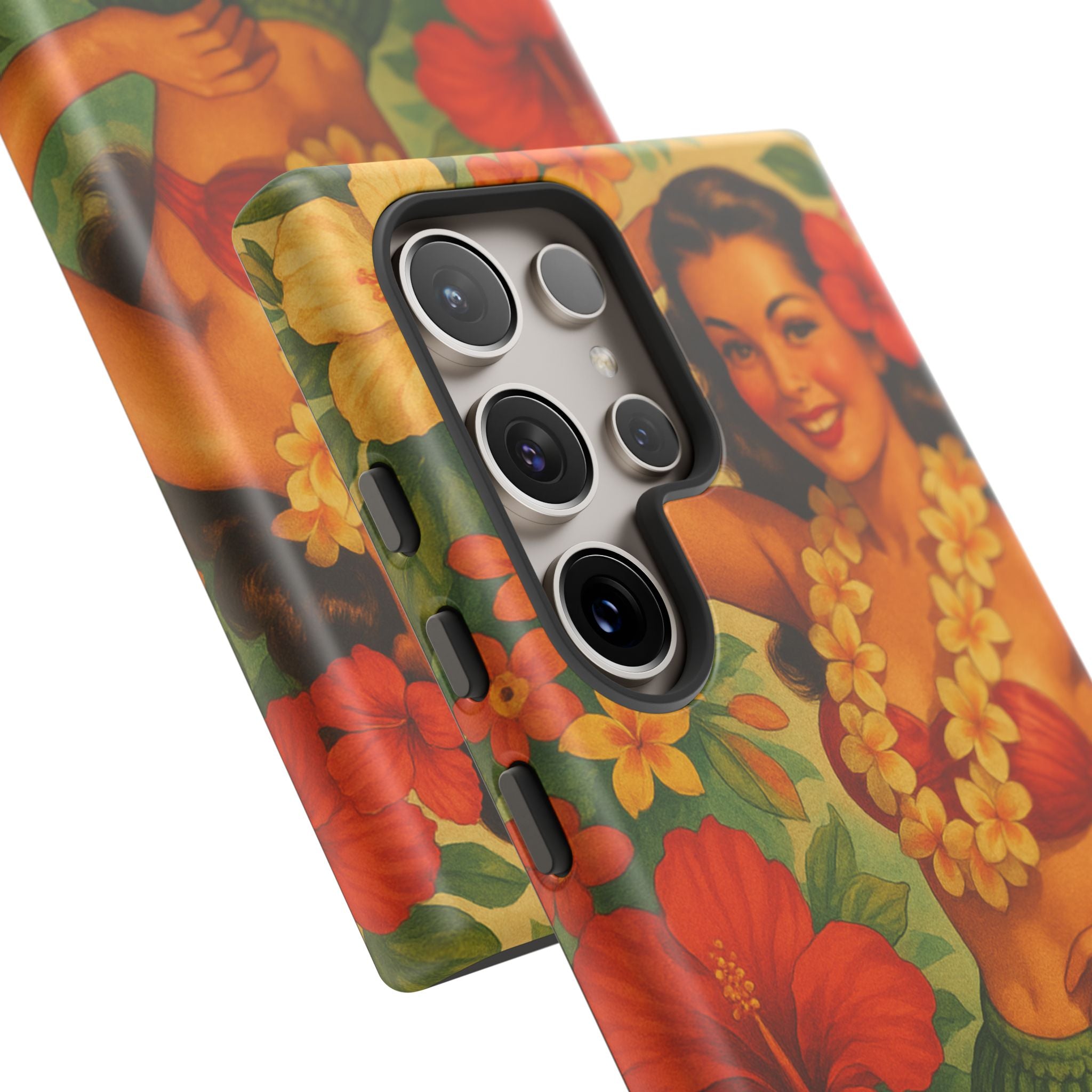 “Vintage Hula Bloom” Phone Case