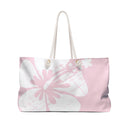 "The Classic Hibiscus" Beach Bag - Distressed Pink