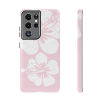 "The Classic Hibiscus"  Phone Case - Distressed Pink