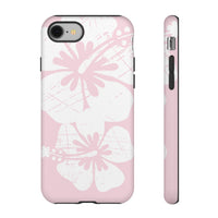 "The Classic Hibiscus"  Phone Case - Distressed Pink