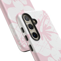 "The Classic Hibiscus"  Phone Case - Distressed Pink