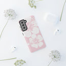 "The Classic Hibiscus"  Phone Case - Distressed Pink