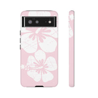"The Classic Hibiscus"  Phone Case - Distressed Pink