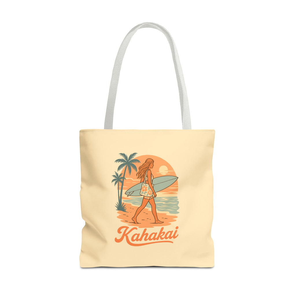 Kahakai Surfer Girl Tote Bag