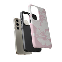 "The Classic Hibiscus"  Phone Case - Distressed Pink