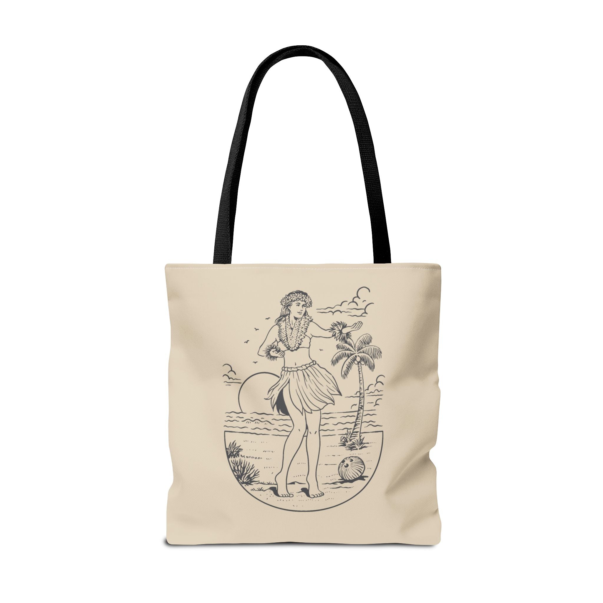 Kahakai Hula Girl Tote Bag