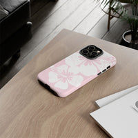 "The Classic Hibiscus"  Phone Case - Distressed Pink