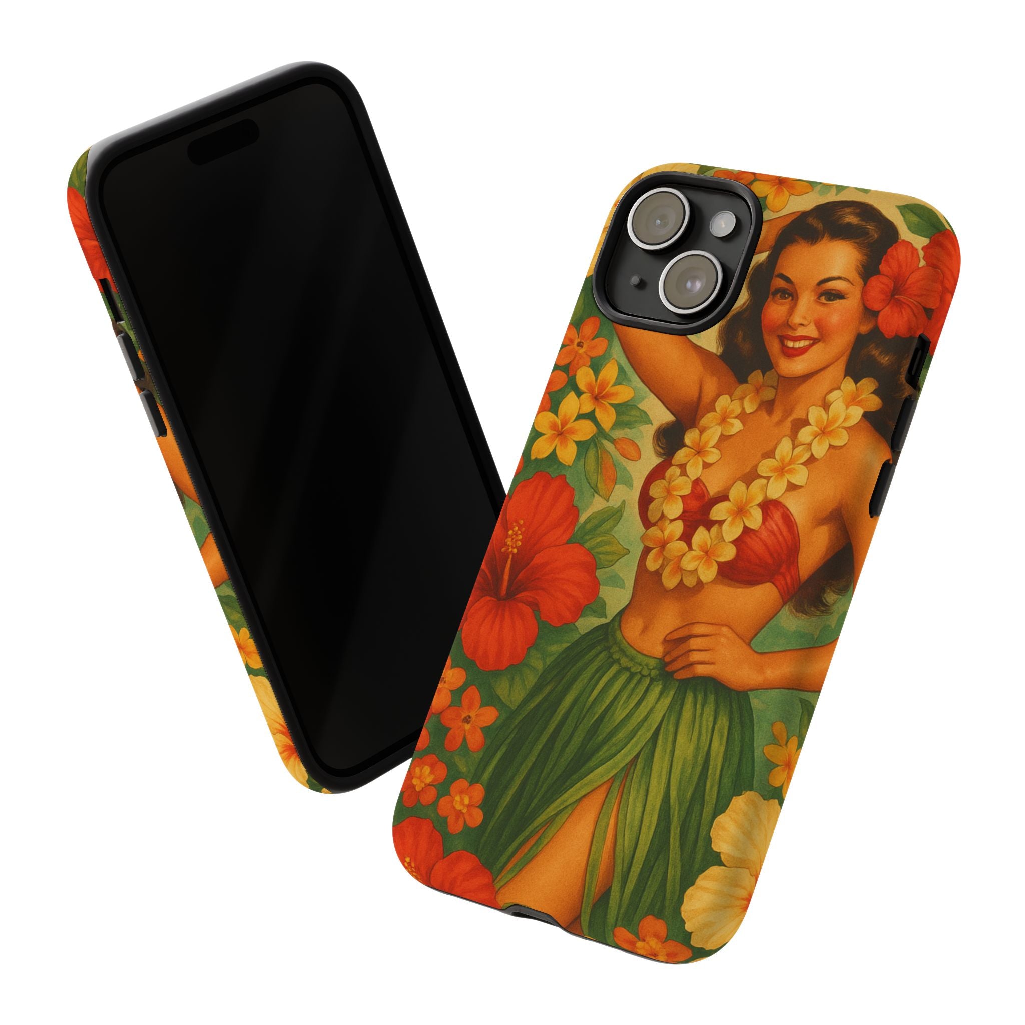 “Vintage Hula Bloom” Phone Case
