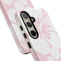 "The Classic Hibiscus"  Phone Case - Distressed Pink