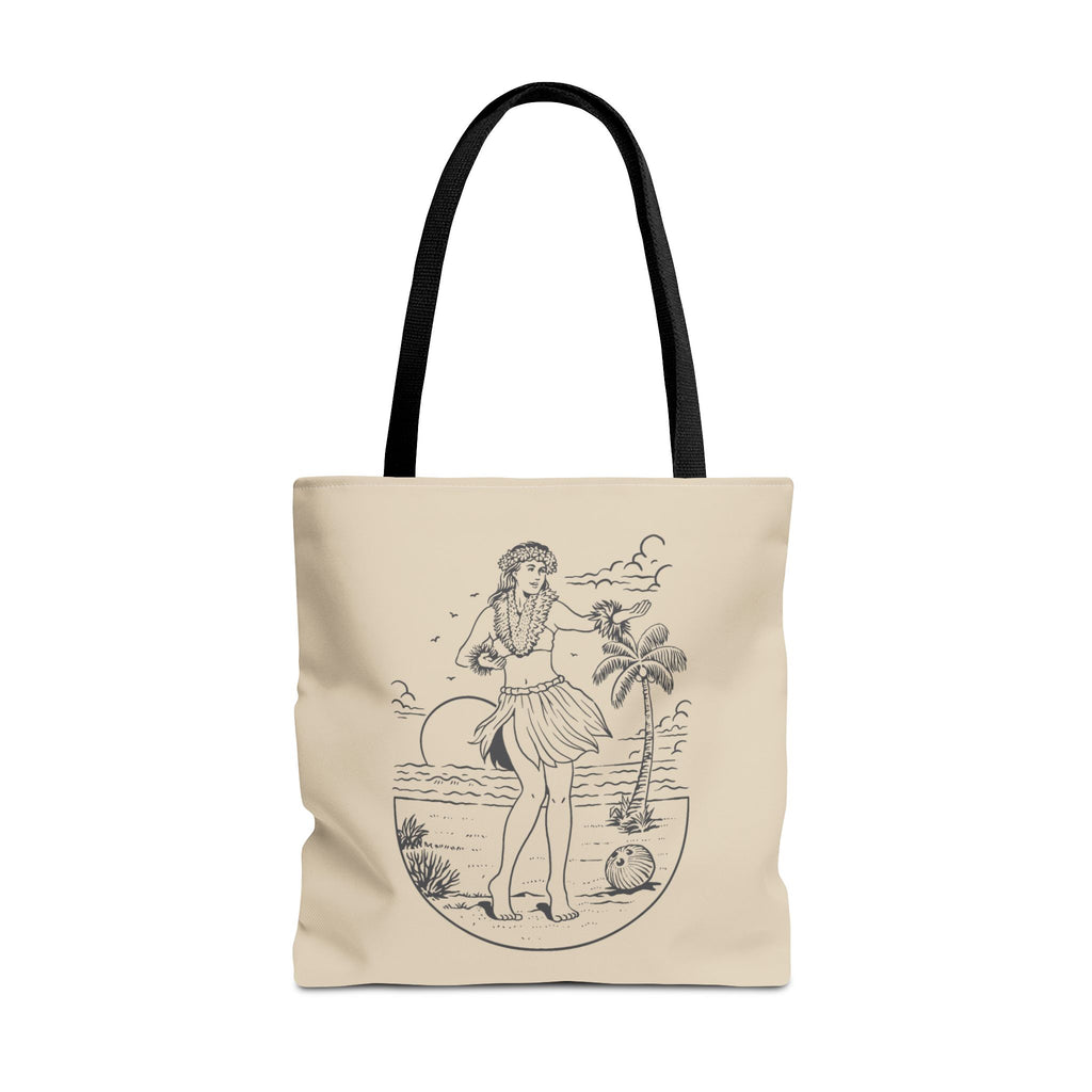 Kahakai Hula Girl Tote Bag
