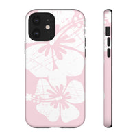 "The Classic Hibiscus"  Phone Case - Distressed Pink