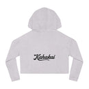 "Kahakai California Vibes" Cropped Hoodie Sweatshirt