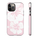 "The Classic Hibiscus"  Phone Case - Distressed Pink