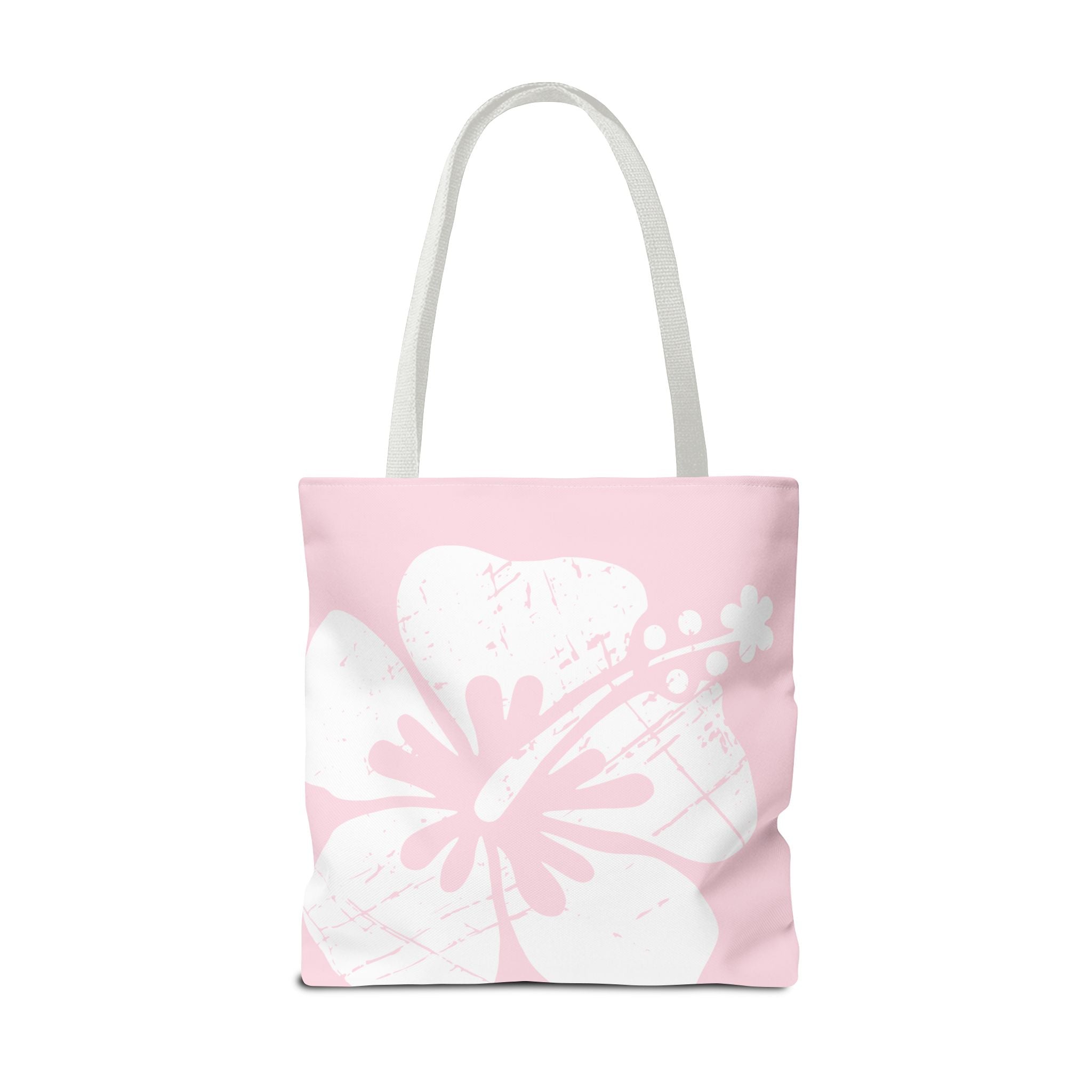 Kahakai "The Classic Hibiscus" Tote Bag - Distressed Pink