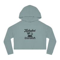 "Kahakai California Vibes" Cropped Hoodie Sweatshirt