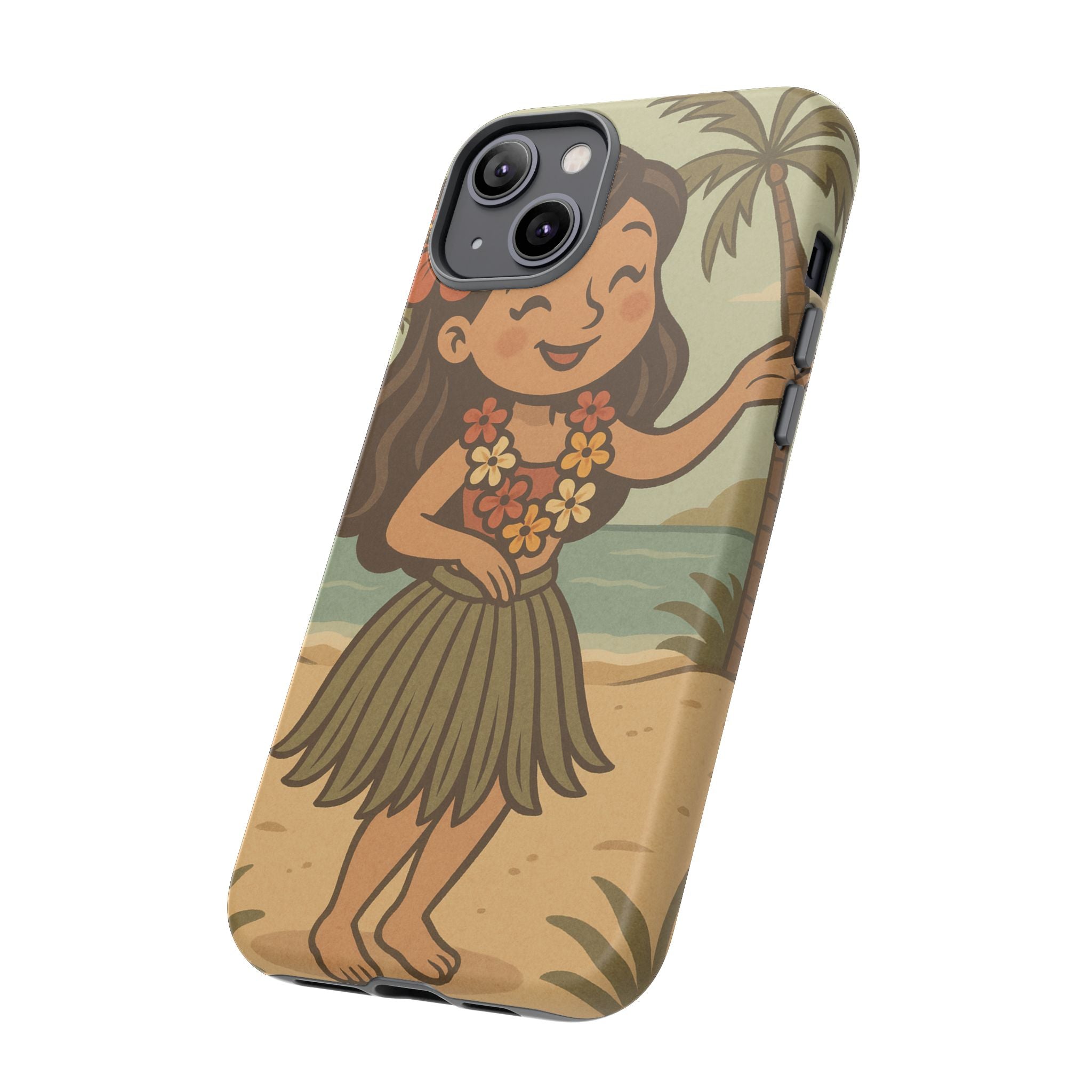 "Little Hula Girl" Phone Case