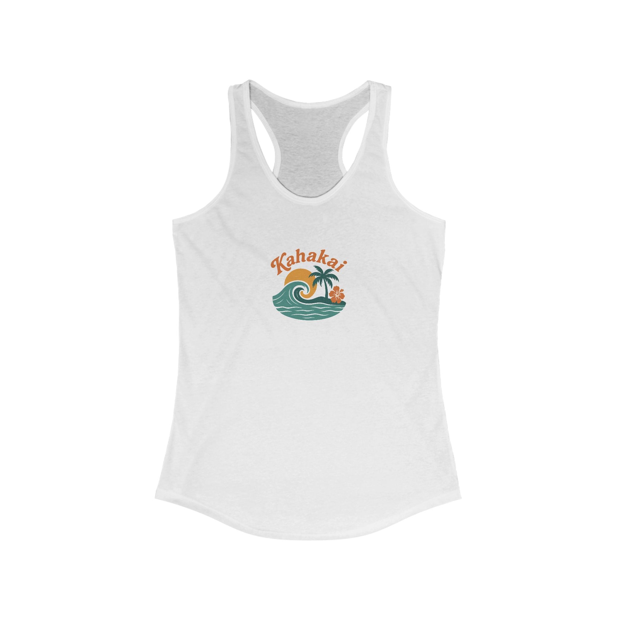 "Kahakai Wave" Racerback Tank Top