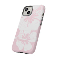 "The Classic Hibiscus"  Phone Case - Distressed Pink
