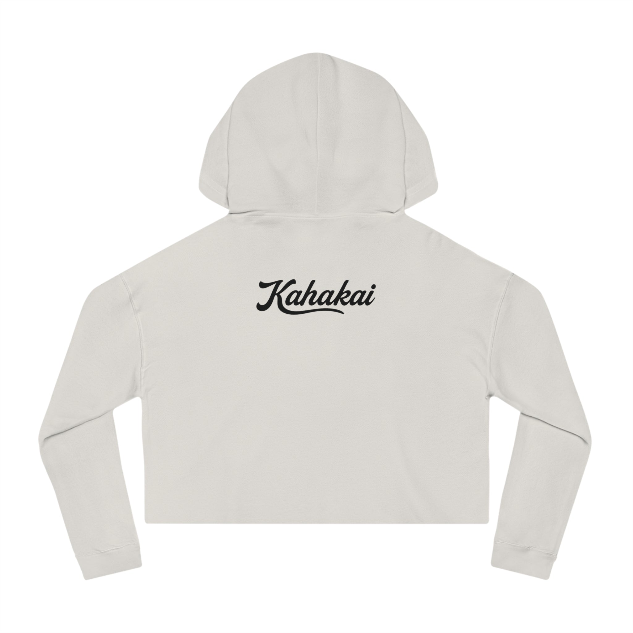 "Shaka Power" Cropped Hoodie Sweatshirt