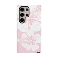 "The Classic Hibiscus"  Phone Case - Distressed Pink