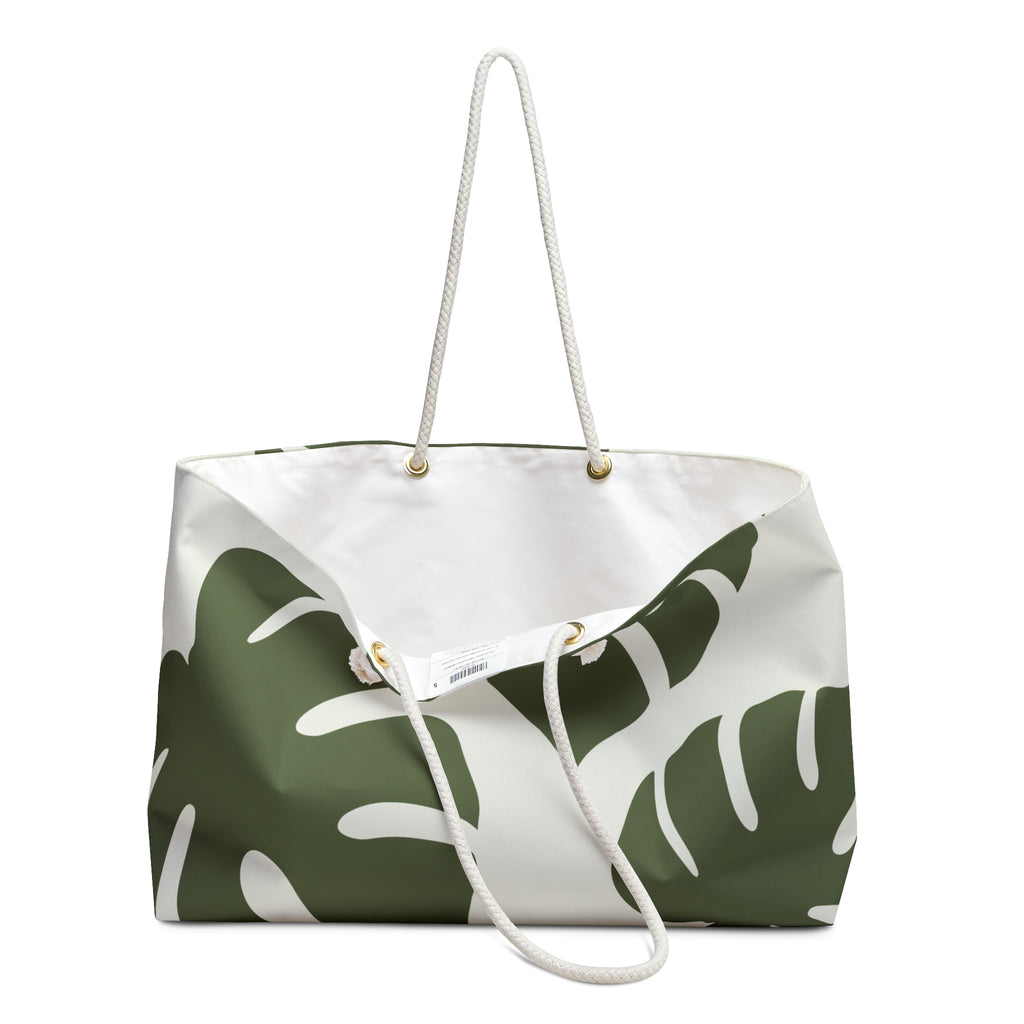 Kahakai "Monstera"  Beach Bag