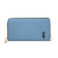 Hula Dancer Zipper Wallet -Island  Blue