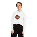 "Kahakai Hibiscus" Cropped Hoodie Sweatshirt