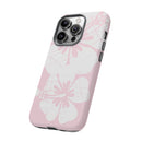 "The Classic Hibiscus"  Phone Case - Distressed Pink