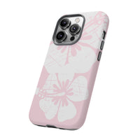 "The Classic Hibiscus"  Phone Case - Distressed Pink