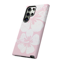 "The Classic Hibiscus"  Phone Case - Distressed Pink