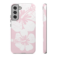 "The Classic Hibiscus"  Phone Case - Distressed Pink