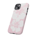 "The Classic Hibiscus"  Phone Case - Distressed Pink