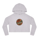 "Kahakai Hibiscus" Cropped Hoodie Sweatshirt