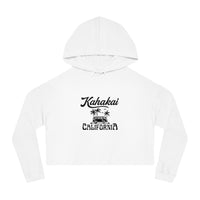 "Kahakai California Vibes" Cropped Hoodie Sweatshirt