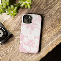"The Classic Hibiscus"  Phone Case - Distressed Pink