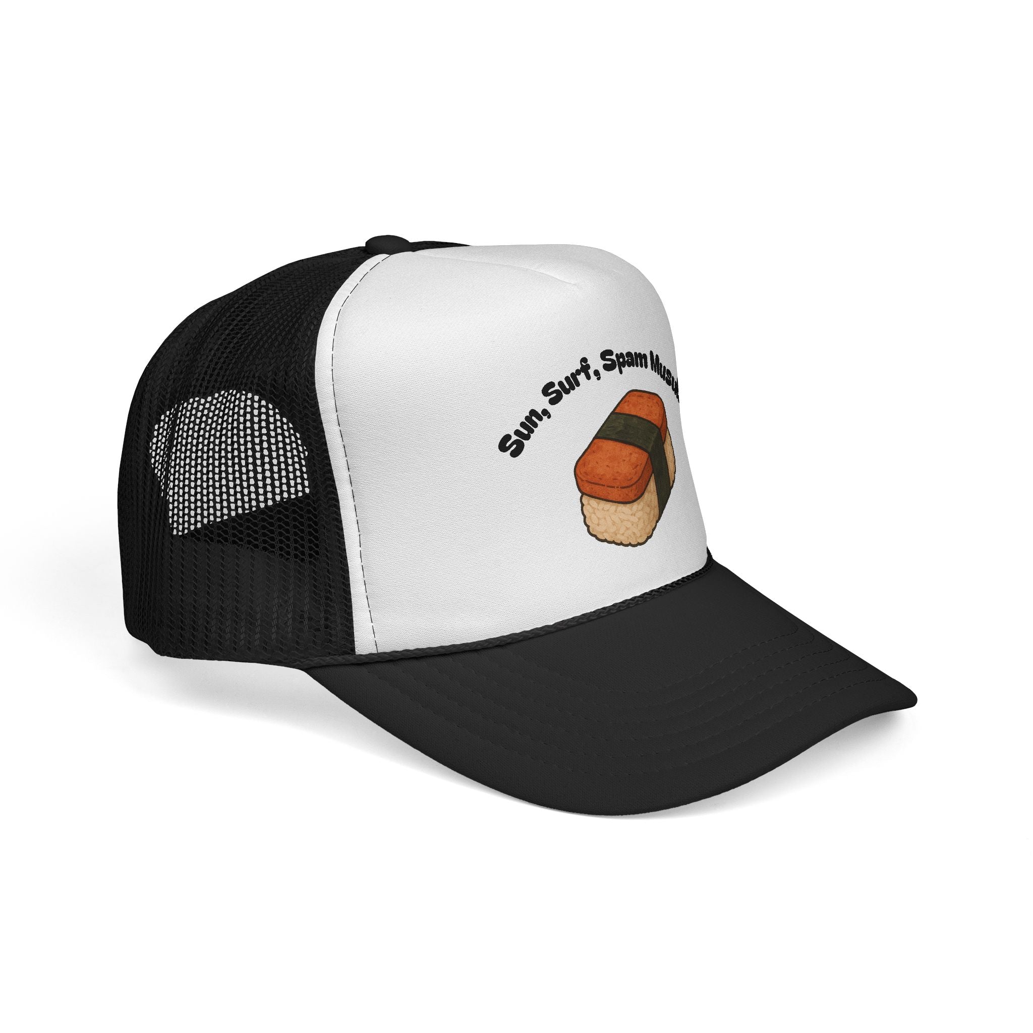 808 "Sun, Surf, Spam Musubi" Trucker Hat