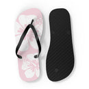 "The Classic Hibiscus" Flip Flop - Distressed Pink