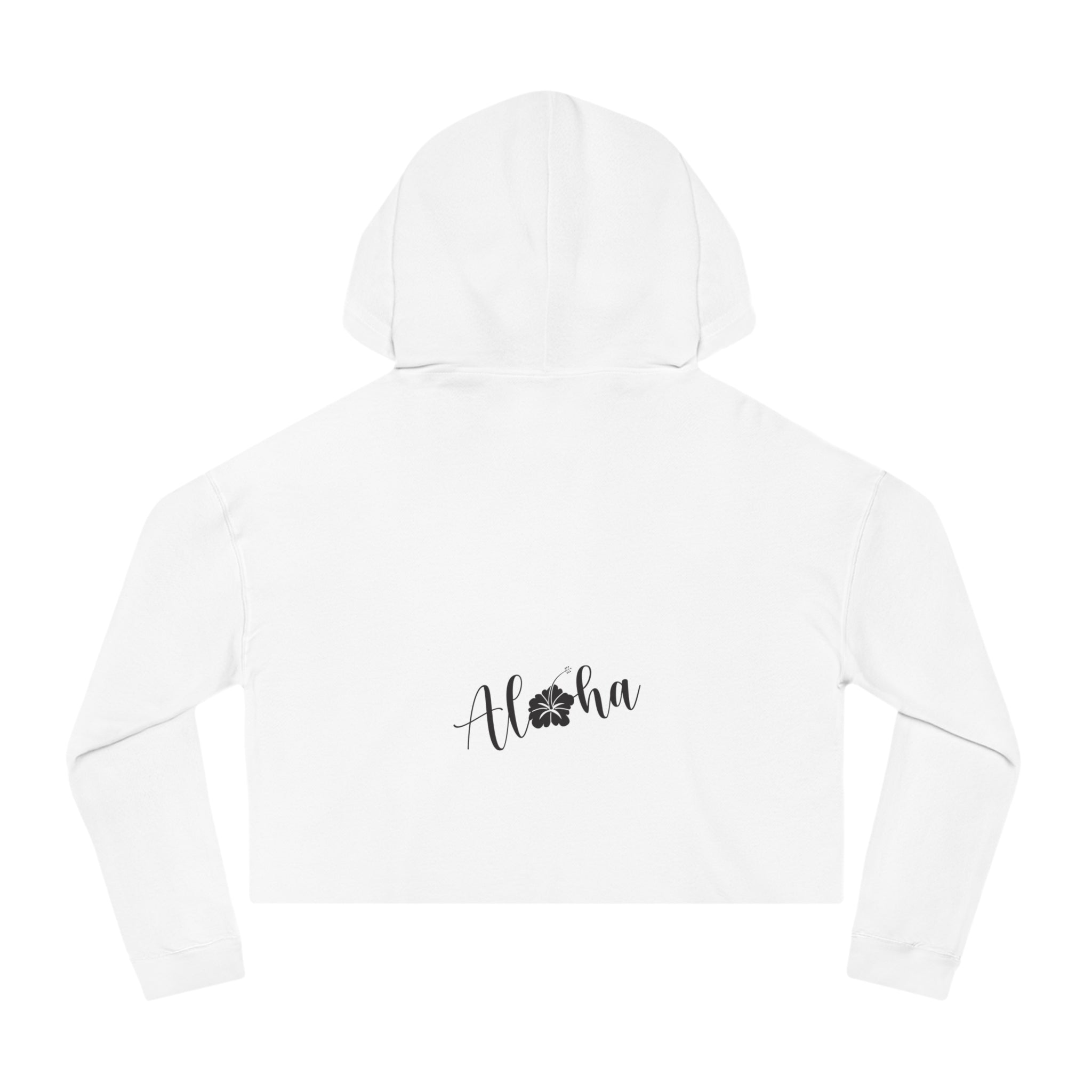 "Surfer Girl" Cropped Hoodie Sweatshirt